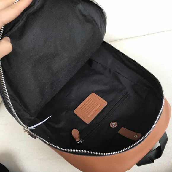 COACH Charles Slim Backpack In Sport Calf Leather - Picture 11 of 14